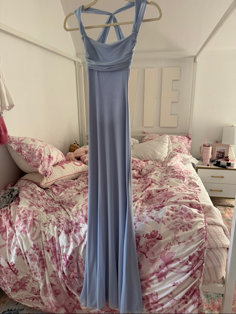 Beginning Boutique Light Blue Prom Dress